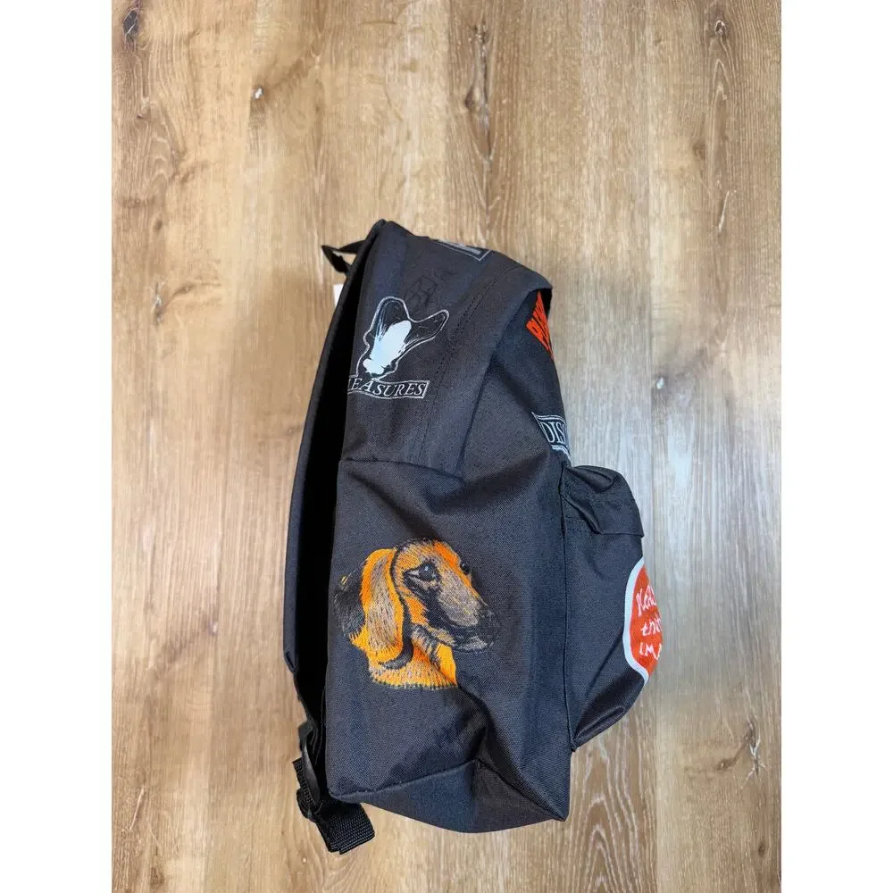 Pleasures Patches Backpack Black OS Brand New